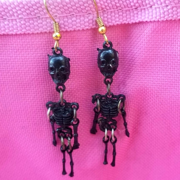 TWO pairs!! Spooky skeletons SOLD - Picture 3 of 9
